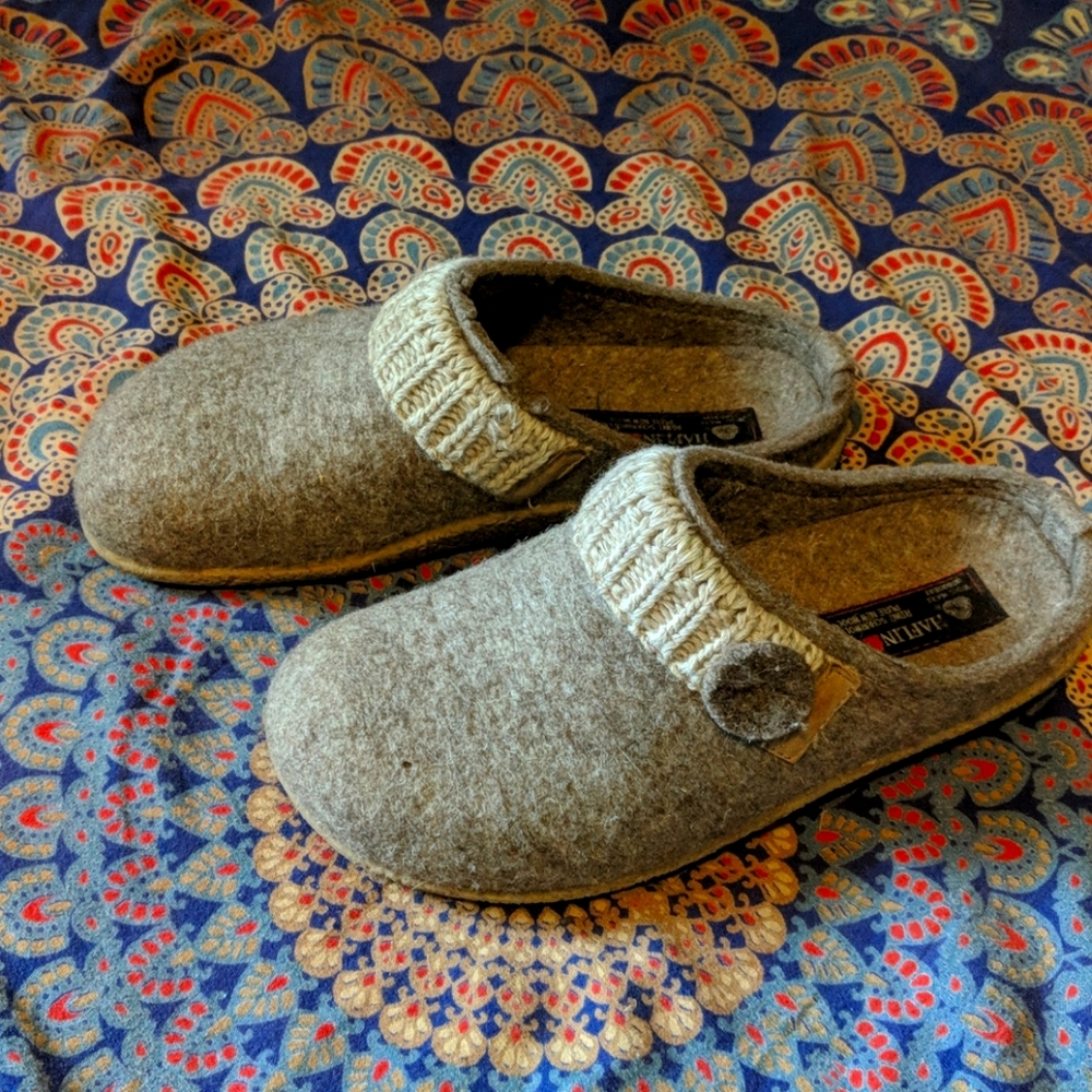 Haflinger Felted Wool Clogs